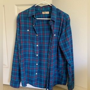 Blue Hollister Flannel (S)